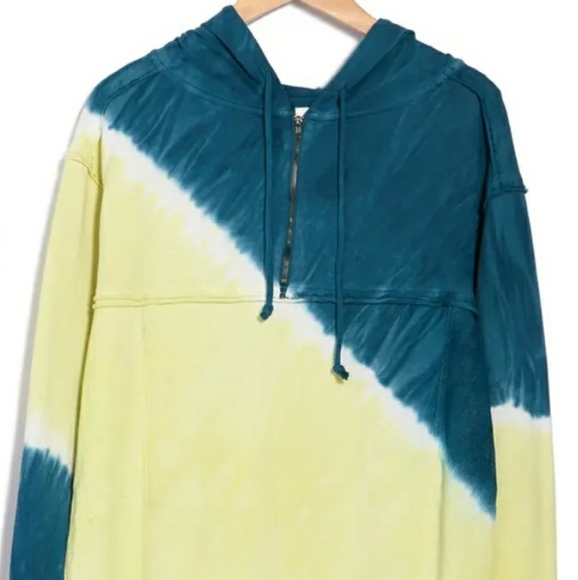 STITCHDROP French Terry Tie Dye Hoodie Dress - Picture 3 of 7